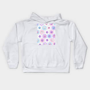 Bigender Flower Faces Kids Hoodie